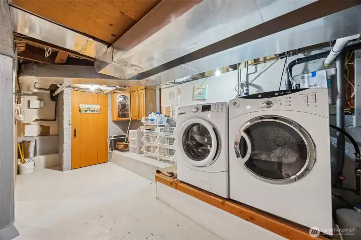 The laundry room in the Main House