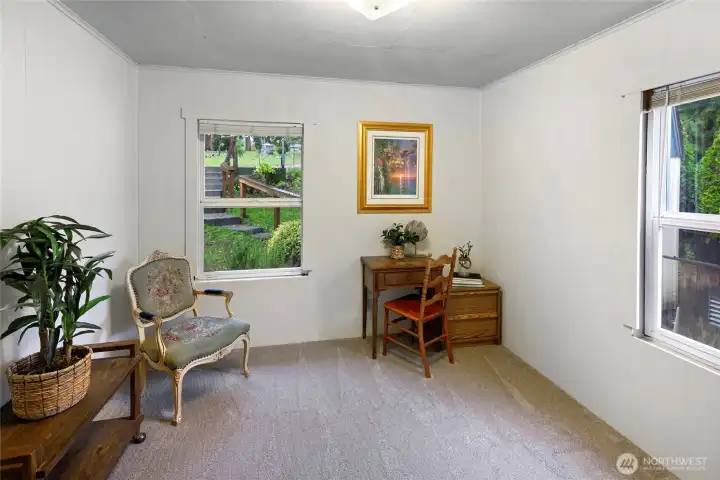 Another bedroom with great natural light.
