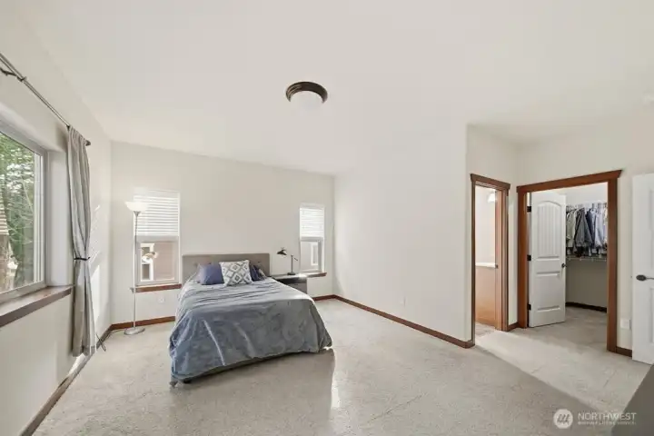 Main floor primary suite