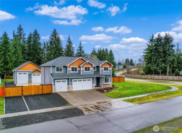 Home and shop at 3118 290th St S in Roy, WA