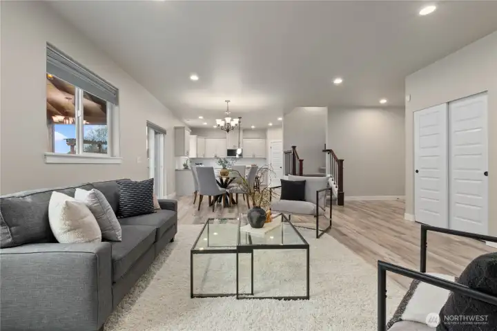 This family room is a great gathering place