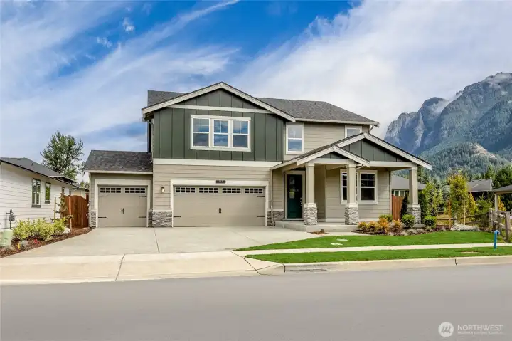 Photo rendering is representational. Actual home is under construction and finishes, elevation, and paint colors may vary. See site agent for details.