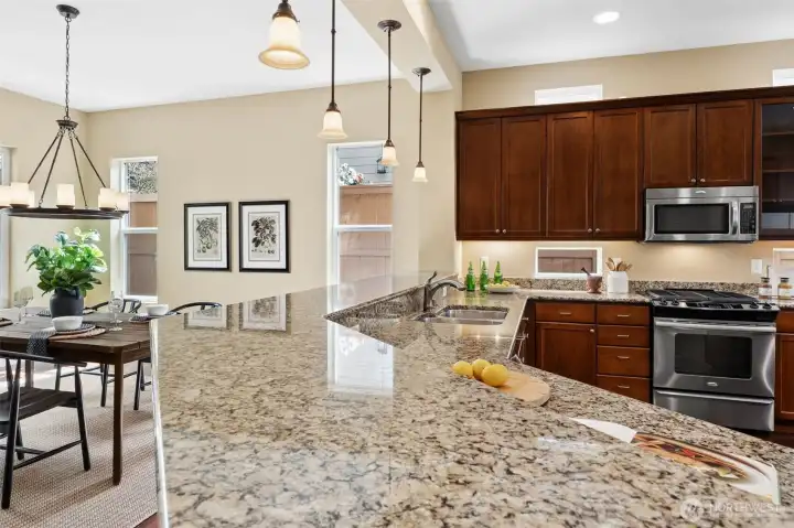 Open concept kitchen design