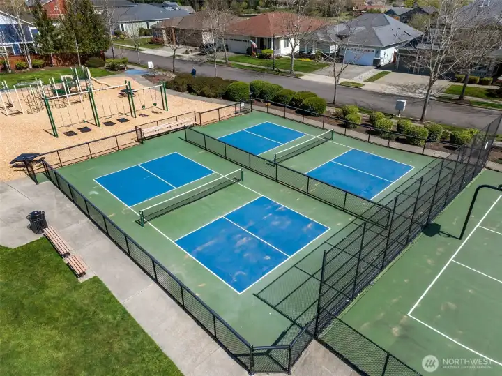 Pickle ball courts