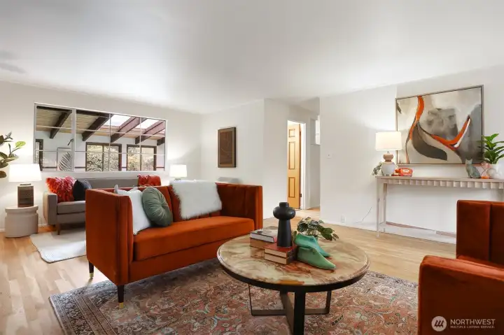 More of the living room.