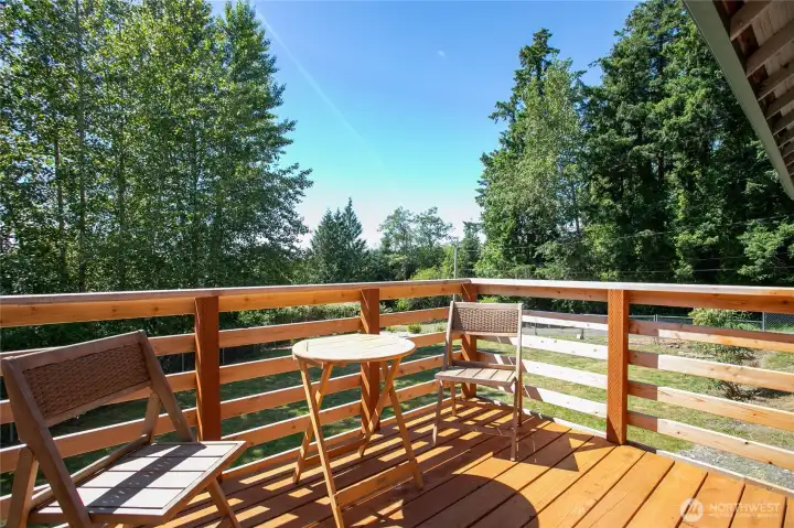 Enjoy the sunsets from this deck Enjoy the sunsets from this deck