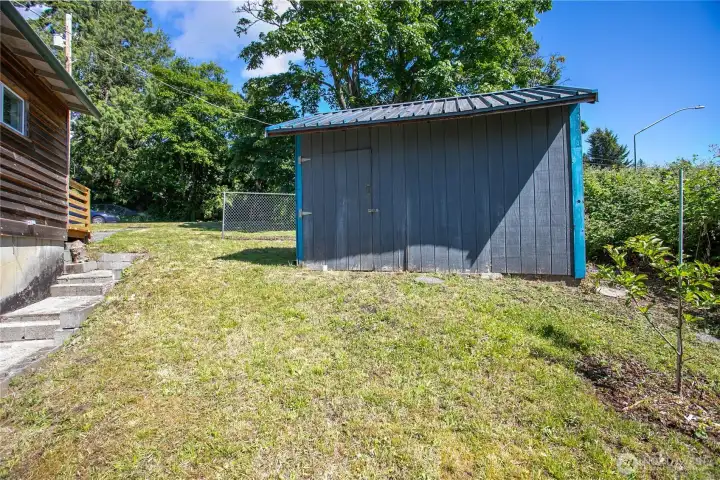 Outbuilding adds to this already perfect home Outbuilding adds to this already perfect home