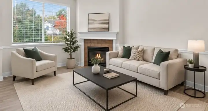 Virtually Staged: Living Room