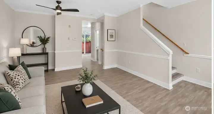 Virtually Staged: Living Room
