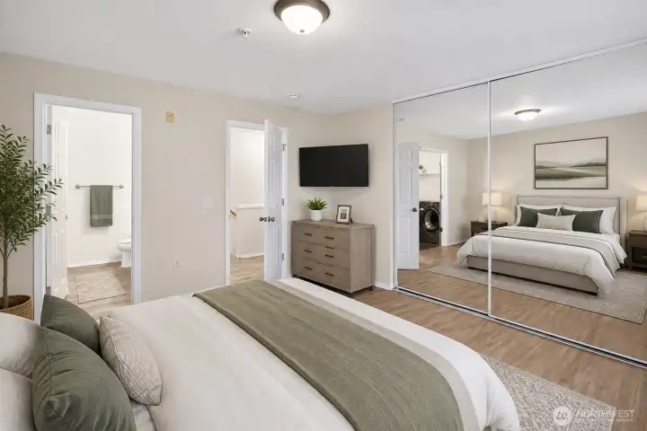 Virtually Staged: Primary Bedroom
