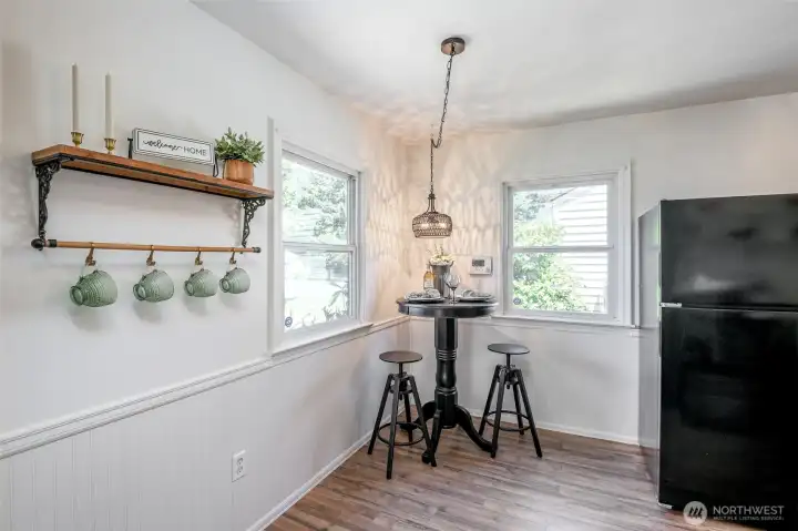 Dining table or nook space