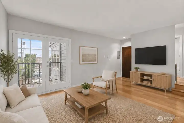 Lots of natural light, and room for everything you need. (virtually staged)