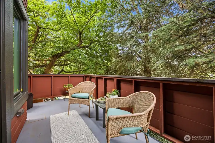 Back private patio Back private patio