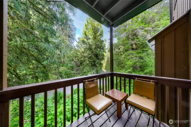 Peaceful and private views from your deck