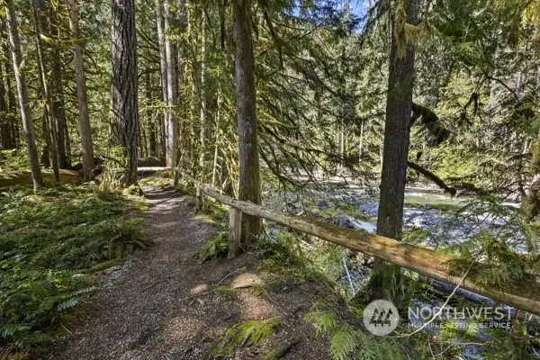 Walking Trails surround the community