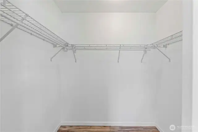 Primary closet