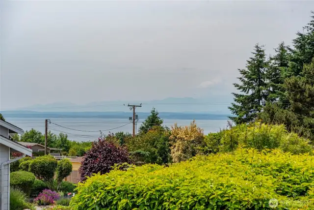 Wonderful views of Puget Sound and the Olympic Mountains beyond.