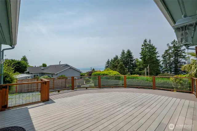 Large view deck.