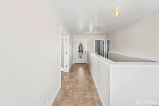 Looking back toward the entry of the main home