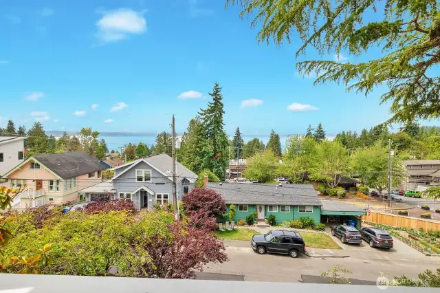 View from Upper Level to Puget Sound