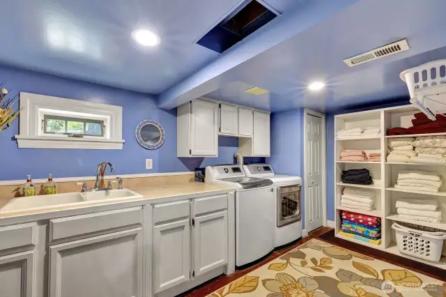 Utility room in Basement