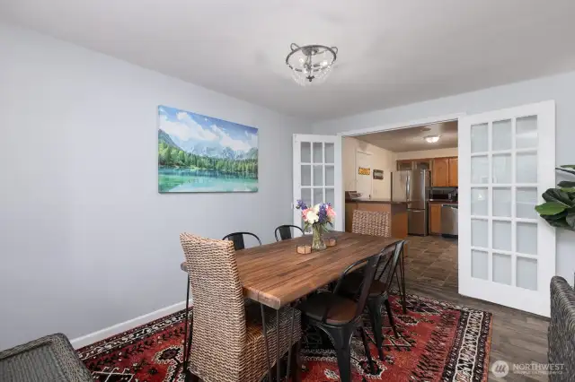 Beautiful dining room.