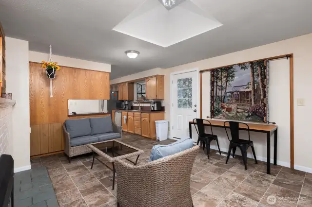 Additional sitting/family room.
