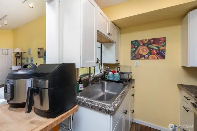 Studio kitchen.