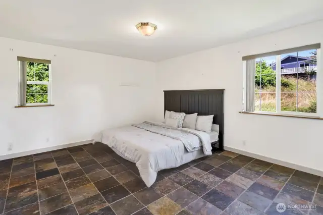 did you see the slate floors