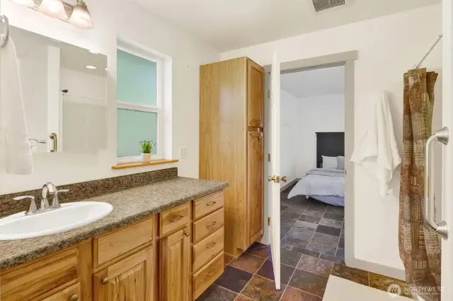 open and spacious
