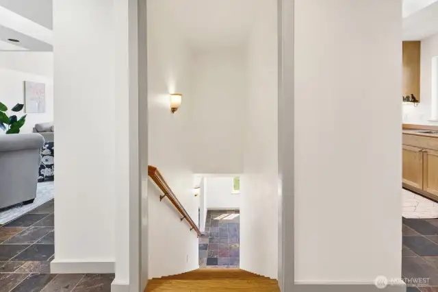 stairs to lower level