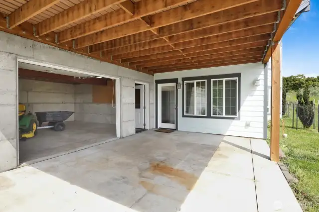garage under deck