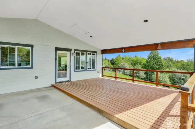 huge deck