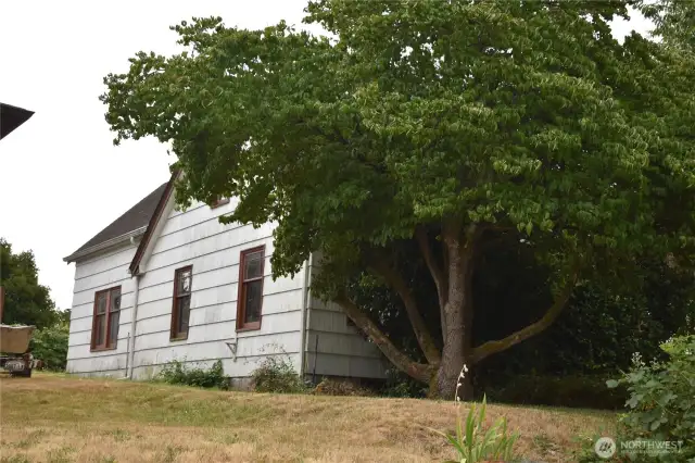 North side of home