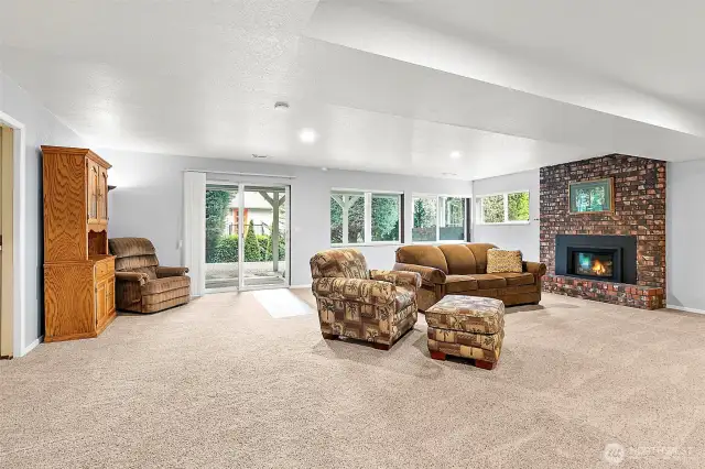 Massive Family Room in Daylight Basement