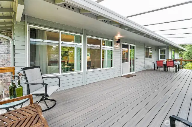 Extra Large Covered Deck