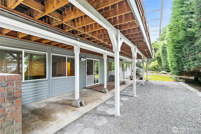 Covered Downstairs Patio