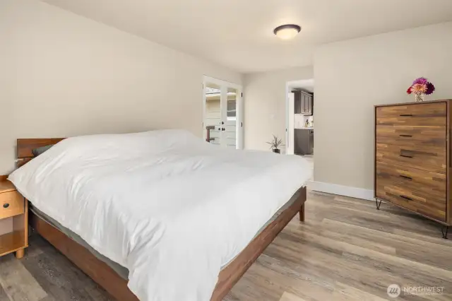 Spacious and private; located in a separate wing from the other bedrooms.