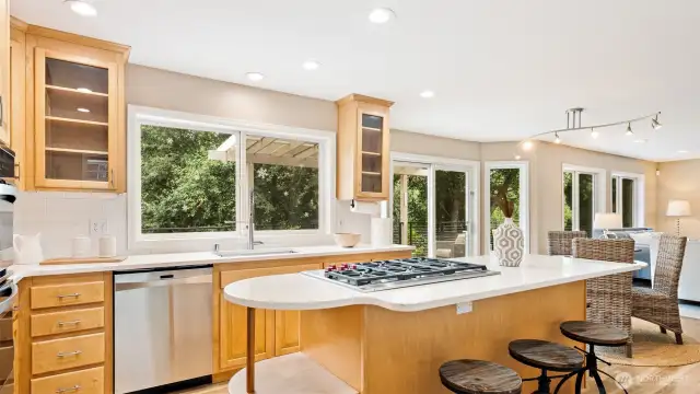 Remodeled Kitchen.