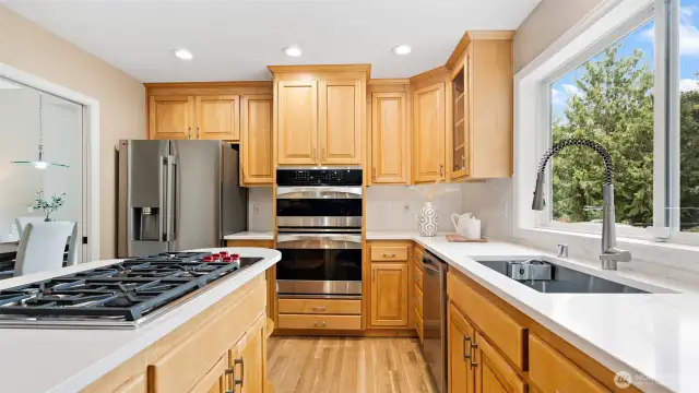 Remodeled Kitchen With New SS Appliances.