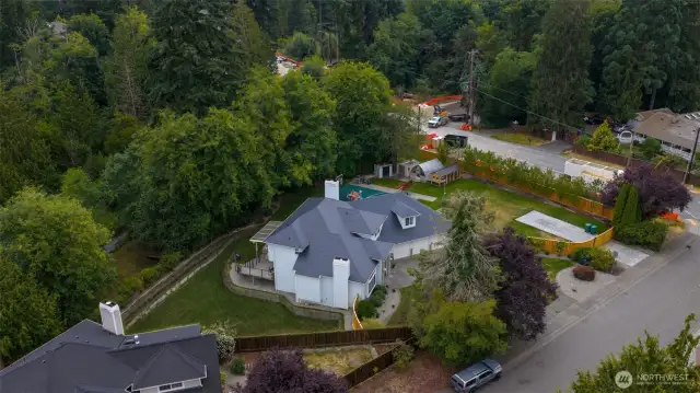 Aerial 2 + Large Lot!