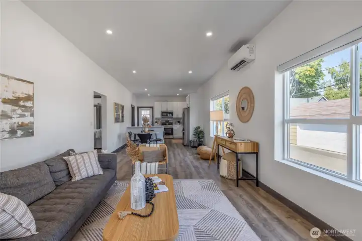 Ductless mini split in each room