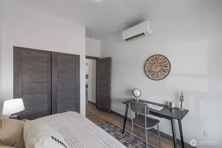 Quality doors throughout the home