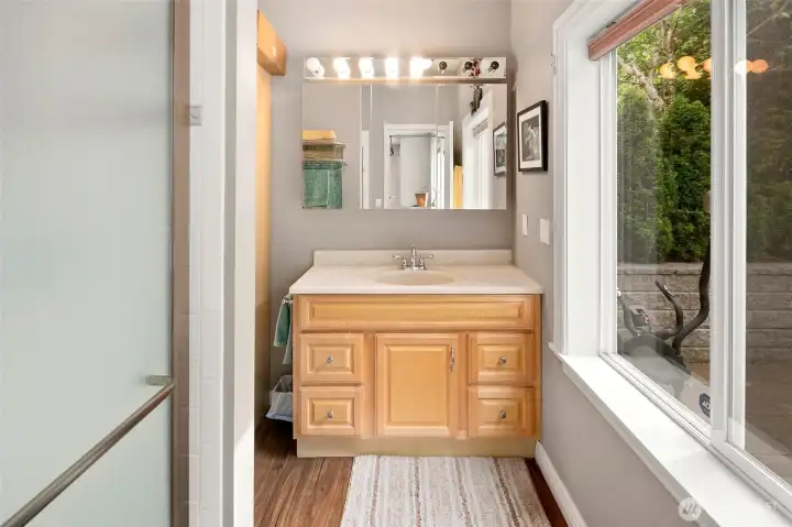 3/4 bath on Ground Floor