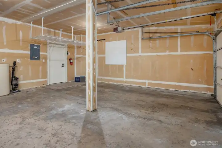 Private 2 car garage