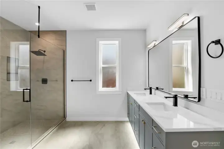 This Primary bath is a Spa like Sanctuary.
