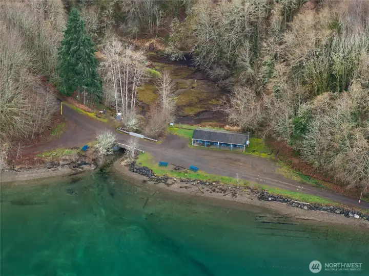 Private Beachcrest community beach access offering shoreline enjoyment and Puget Sound recreation.
