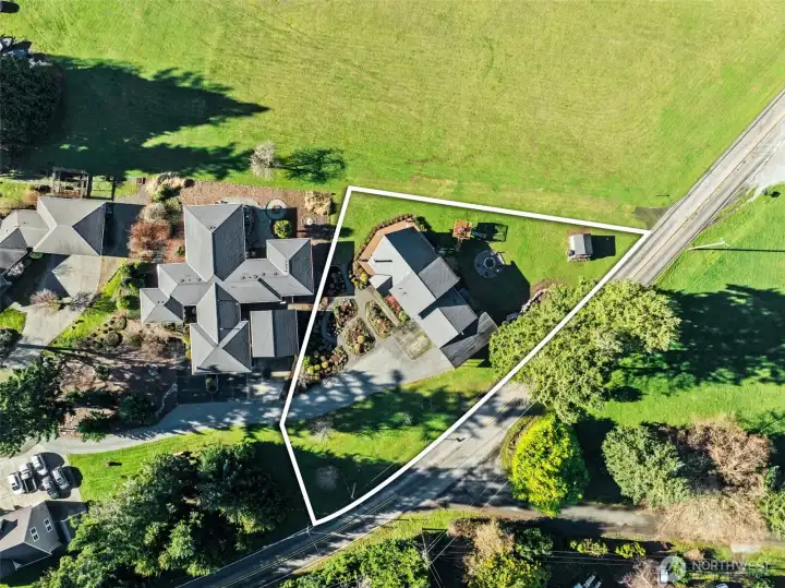 It's where you want to be!  Approximate lot lines