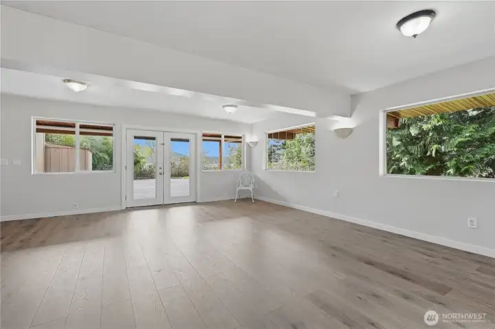 Lower level living room