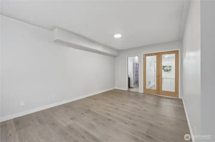 Lower level 3rd bedroom